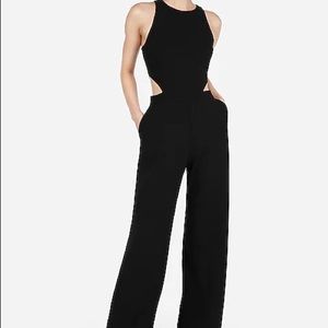 Express Black Jumpsuit with side cut outs